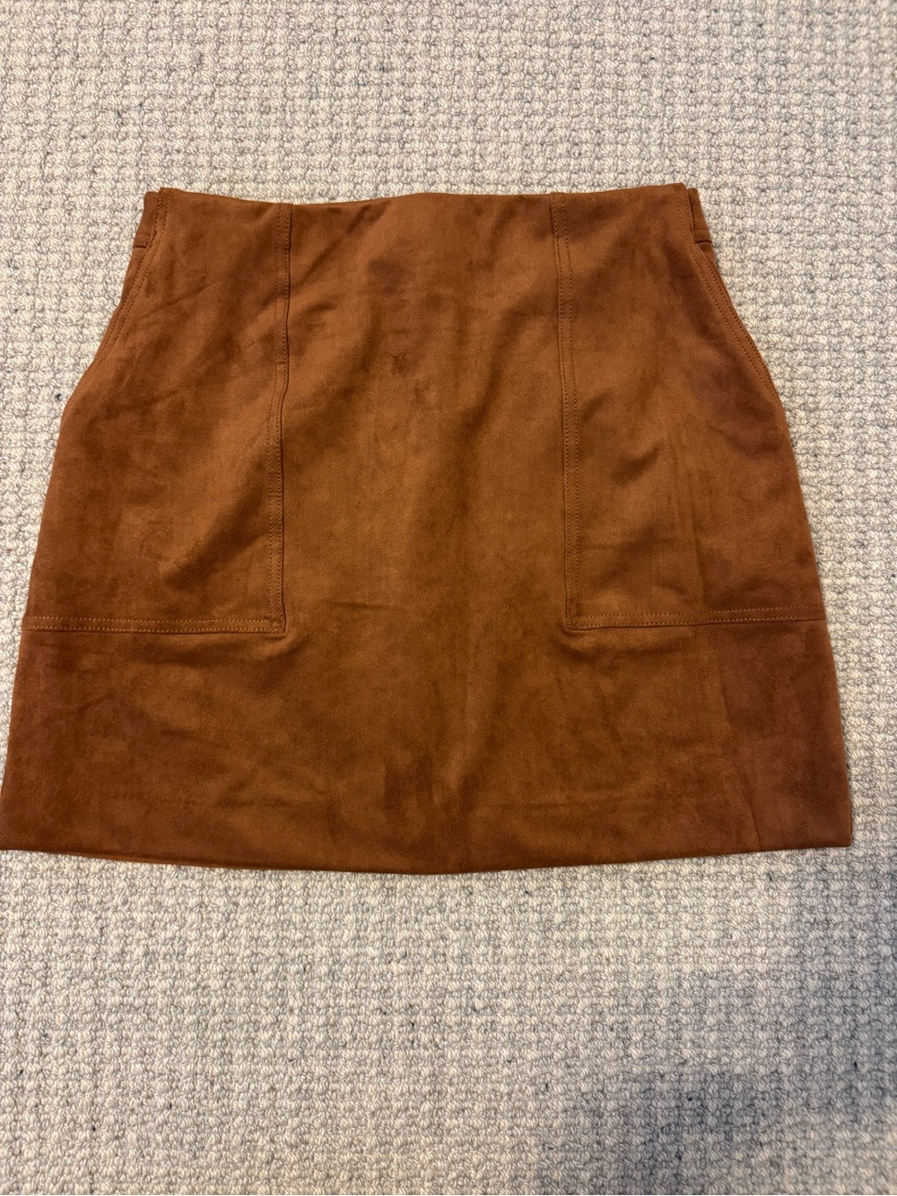 Banana Republic Rust Brown Suede Mini Skirt